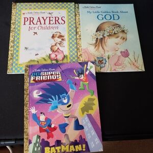 Little Golden Book. Set of 3. Good used condition.